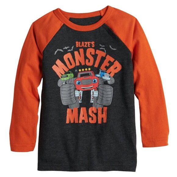 Halloween Gift Bag for Baby Boys Blaze's Monster Mash Tee, Size 6 mos, Book, etc - Picture 2 of 6